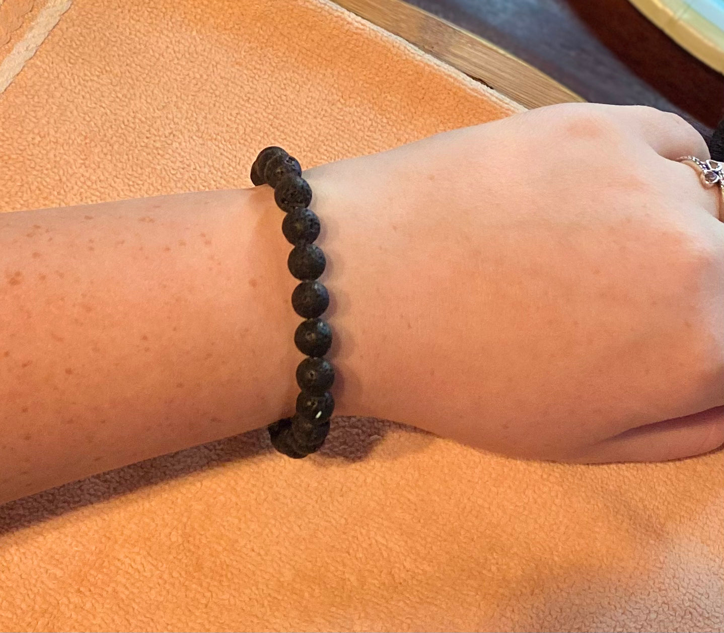 Black Lava-Rock Bracelet